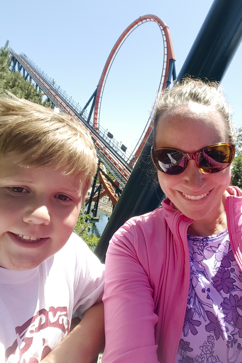 Kaleb and amy at cedar point