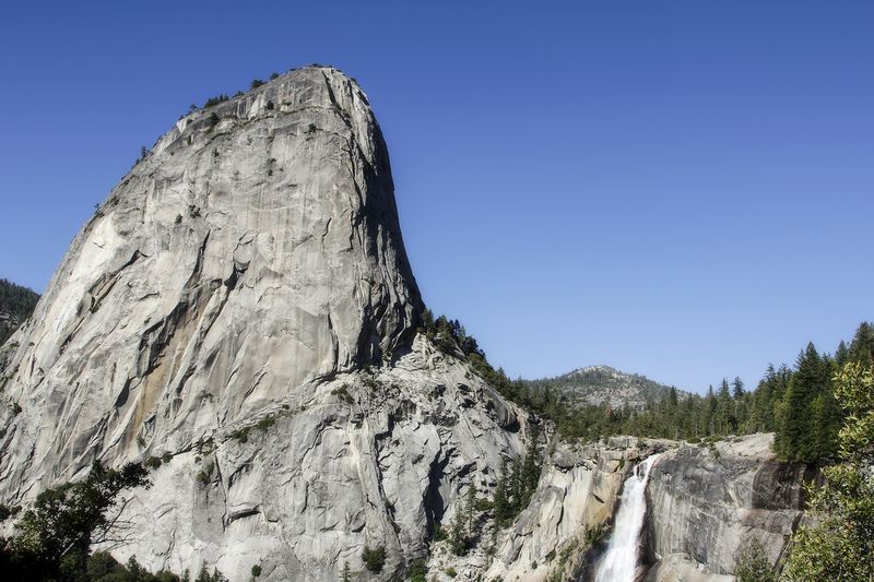 Nevada fall from John Muir Trail