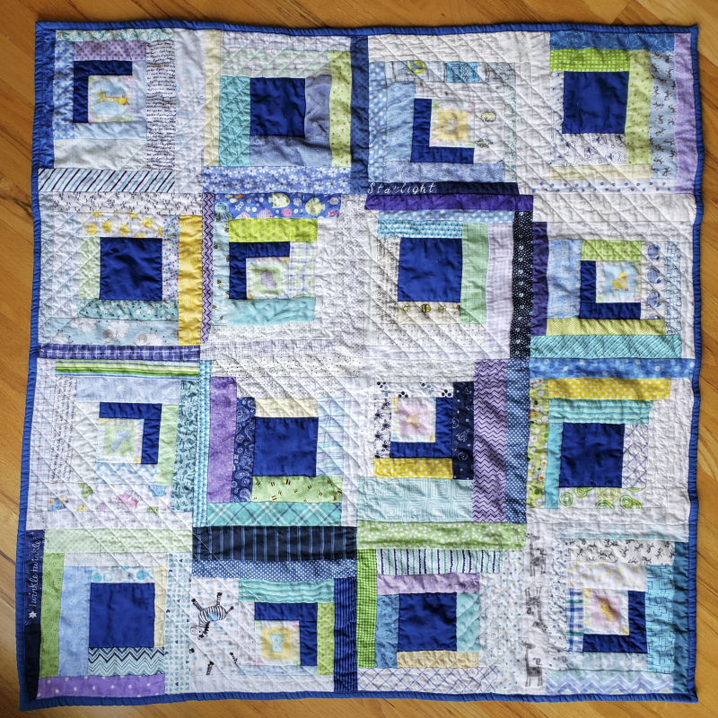 06 ians quilt log cabin