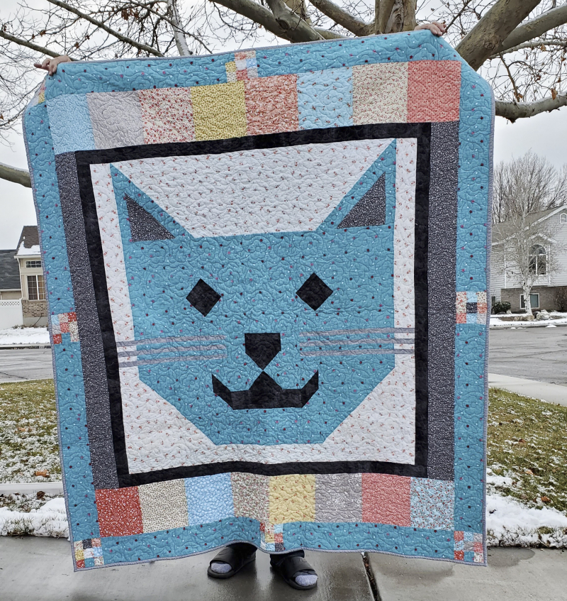 24 cat quilt