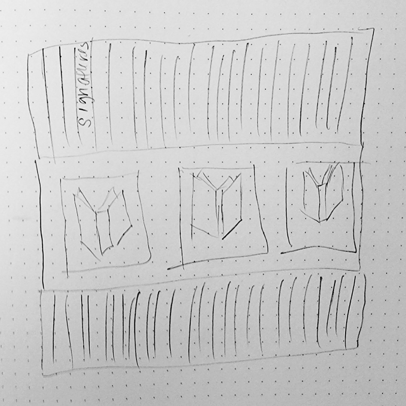 Signature memory quilt sketch