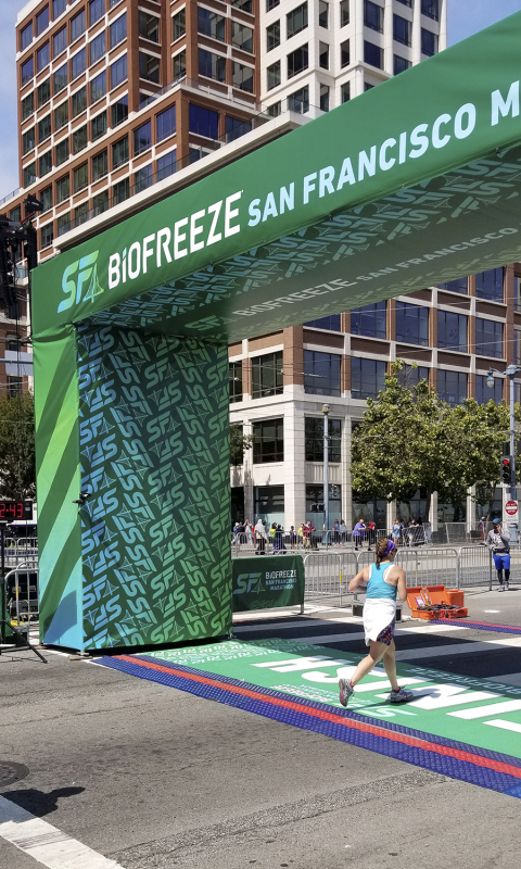 Sf marathon finish line